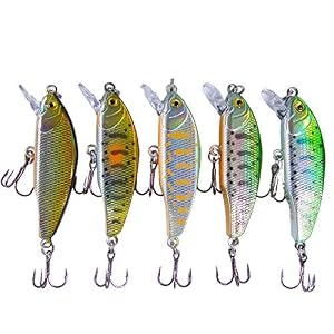 Momolures Leurre De Pêche à La Truite Plat Minnow 44 Mm 4,4 G En Tungstène St-36bc #14 équipé D’un Crochet