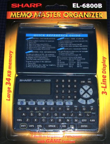 Memo master electronic organizer