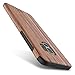 B BELK Galaxy S9 Case, [Slim to Beat] Soft Wood Hybrid Flexible TPU Cushion [Thin Matte] Premium Rubber Bumper Back Cover, Shock Resistant Wooden Shell for Samsung Galaxy S9 - Cherry