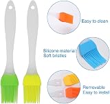 VooGenzek 6pc Silicone Cooking Basting Brush Set Grill BBQ Pastry Kitchen Tool view 3