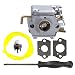 Savior 753-05133 WT-827 Carburetor with Adjustment Tool for Troy Bilt TB70SS Carburetor TB10CS TB20CS TB20DC TB65SS TB70FH TB90BC Trimmer Bolens BL100 Carburetor BL150 BL250 BL410 Tiiler Cultivator primary