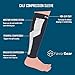Calf Compression Sleeve (1 PAIR) - FavorGear Performance Leg Compression Socks for Men and Women- Varicose Veins/Compression Calf Guards Relieves Lower Leg Pain and Cramps /Runners Calves Circulation