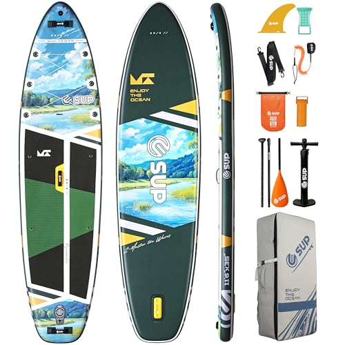 ESUP 11'6 Wide Inflatable Paddle Board Greenery