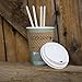 Eco-Products Compostable Coffee Cup Lids, Case of 800, White EcoLid, Fits 10-20oz Hot Cups, Made from PLA, A Renewable Material Made from Plants, ASTM, BPI-Certified
