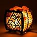 CRYSTAL DECOR Natural Himalayan Salt Lamp in Metal Basket with Dimmable Cord - Choose Your Design (Shabby Chic)