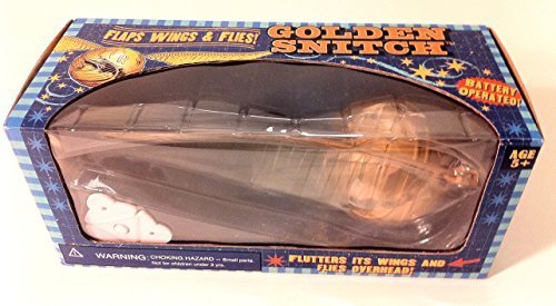 Wizarding World of Harry Potter Quidditch Battery Operated Flying Golden Snitch Toy with Moving Wings
