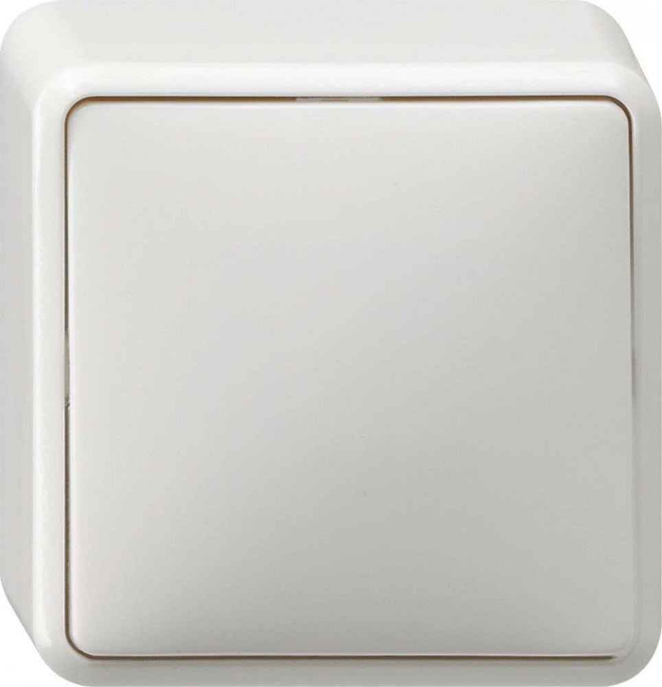 GIRA 010613 Wippschalter Wechsel Aufputz Reinwhite