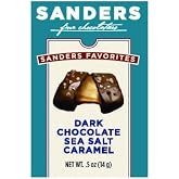 Sanders dark chocolate sea salt caramel piece, .5-oz. individually wrapped (Case of 48)