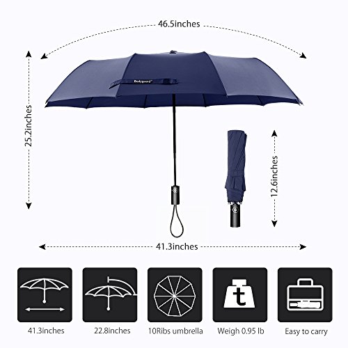 4 Bodyguard+Compact+Umbrella+Windproof+Protection