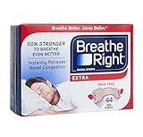Breathe Right Extra Strong, One Size Fits All Nasal Strips, 44 Count - Tan (Pack of 2)