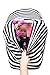 Nursing Car seat Cover Breastfeeding Scarf - Stretchy 4 in 1 - Car Seat Canopy, Shopping Cart Cover, High Chair Cover, Infinity Scarf Nursing Apron, Perfect Gift for Pregnant Mothers and Baby Showers