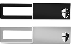 ALLINKO Laptop Camera Cover, 2PCS Metal Webcam Cover Slide for MacBook Air Pro iMac iPad Notebook Surface Pro Computer Tablet Desktop PC Monitor, Camera Sliding Blocker Utra Thin Privacy Slider, 2 Colors