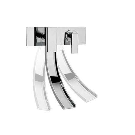 Altmans Aq11cpc Polished Chrome Bathroom Faucets Single Lever Wall