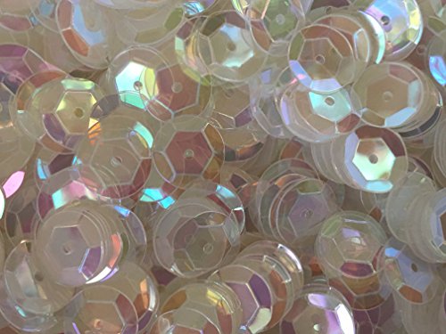 Sequins 8mm 800/Pkg Clear Iridescent - Thumbnail 2