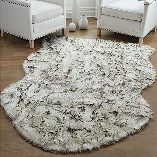 Gorilla Grip Fluffy Faux Fur Nursery Rug, Shag Carpet Rugs for Nursery