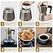 AICOOK 6 Cup Stovetop Espresso Machine, Moka Pot, Brown, Easy to Clean