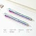Baile Grip 6 in 1 Pen 6 Colors 0.7 mm Ballpoint Multi Color Gel Pen Semi Gel(OBG) pen (Blue Green Red Purple Black Orange)