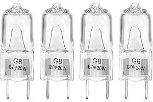 WOKHOK Appliance Light Bulb for GE Microwave Oven,High Temp Resistant 300℃,20W Bulb for GE Kenmore Samsung Maytag Elite Microwave,Over The Stove Microwave Surface Light,Replaces WB25X10019 WB36X10213,4-Pack
