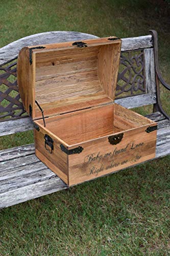 Rustic Wooden Card Box - Rustic Wedding Decor - Wedding Card Box - Card Holder - Rustic Wedding Card Box - Program Box - Wedding Box