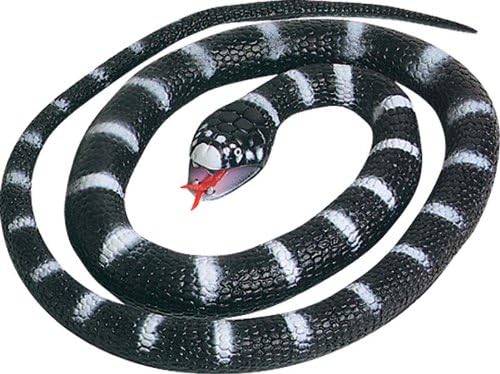 Wild Republic 93002 Serpiente CalifKing Rubber Snake, Black, 66 cm - Image 3