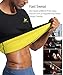 NINGMI Sauna Suit for Men Short Sweat Suits Neoprene Body Shaper Sauna Shirt Workout Waist Trainer Vest Tummy