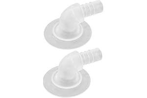 rockible 2Pcs Kitesurfing Kite Inflate Valve Inflation L Shaped TPU PVC Kite Bladder Repair Valve