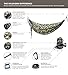 Outpost Double/Single Camping Hammock With 11’ Tree Straps - 100% Parachute Nylon - Cinch Buckle Design, No Knots Required - Easiest Hammock To Hang