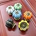 Sytian® 7pcs Multicolor Candy Color Baby Kid's Children's Furniture Drawer Handles Decorative Pumpkin Ceramic Door Cabinet Drawer Knobs Pull Handles Creative Cupboard Handle Pull Knobs with Screw