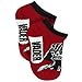 Star Wars Boys Mens 6 pack Socks (4-6 Toddler (Shoe: 7-10), Red/Blue/Multi No Show)