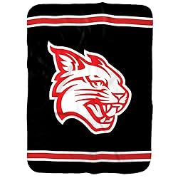 Davidson College Primary Logo Stripes Sherpa