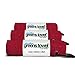 Greens Towel Red 3 Pack Golf Towel Set for Golf Bags with Clip, Plush Microfiber Nap Fabric, 16x16, The Original (Cardinal Red)