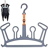 c-monsta Wetsuit Hanger is a Quick Drying Heavy Duty Hanger for Wetsuit, Gloves and Boots (V2 Grey)