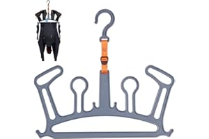 c-monsta Wetsuit Hanger is a Quick Drying Heavy Duty Hanger for Wetsuit, Gloves and Boots (V2 Grey)