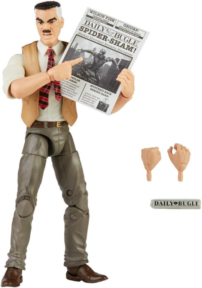 Amazon ハズブロ スパイダーマン マーベルレジェンド レトロパッケージ 6インチ アクションフィギュア J ジョナ ジェイムソン Hasbro 21 Marvel Legends Retro Series 6inch John Jonah Jameson マーベル レジェンズ Ml ヴィンテージ Jjj ジョン デイリー