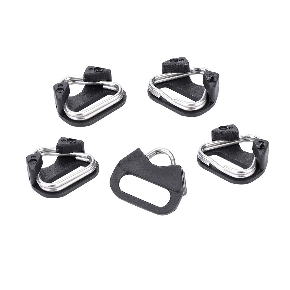 5pcs Camera Strap Triangle Split Ring Hooks, Replacement Alloy Triangle Split Ring Hook for Camera Shoulder Strap