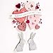 Hallmark Signature Valentine's Day Card (Bunnies with Hearts)