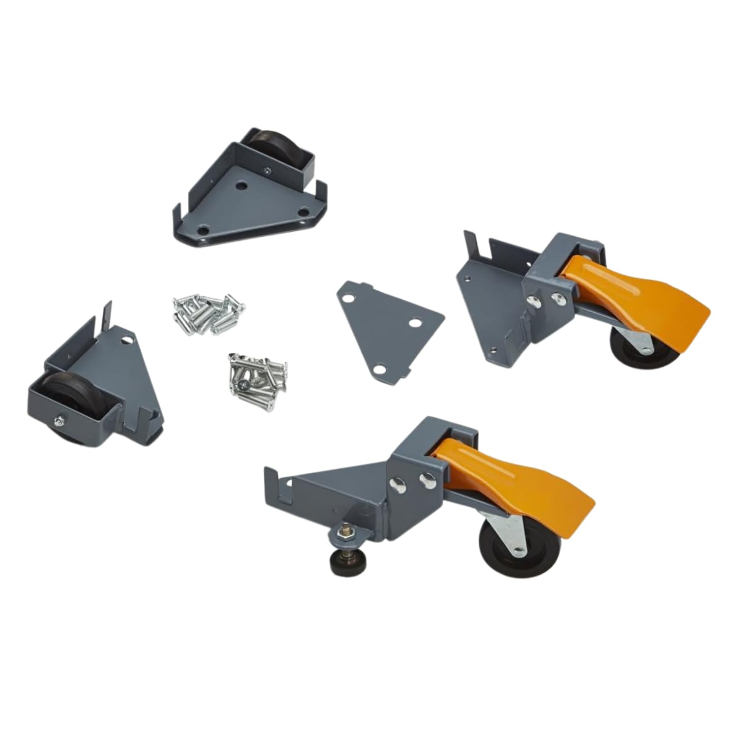 Photo 1 of Bora Portamate Mobile Base Kit PM-1100 - Heavy Duty, Universal, Customizable, Adjustable Rolling Set, Dolly Roller Frame and Casters for Moving Equipment, Tools, Machines - 400 lb Capacity