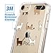 ULAK iPod Touch 6 Case, iPod Touch 7 Case, Slim Fit Hybrid Bumper TPU/Scratch Resistant Hard PC Back/Corner Shock Absorption Case for Apple iPod Touch 5th 6th 7th Generation, Cat