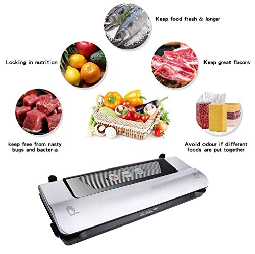 YFGQBCP vakuumiergerät Vakuumierer, Multi-Functional-Food-Sealer entfernt for Food Saver und Sous Vide 4 in 1… – Bild 3