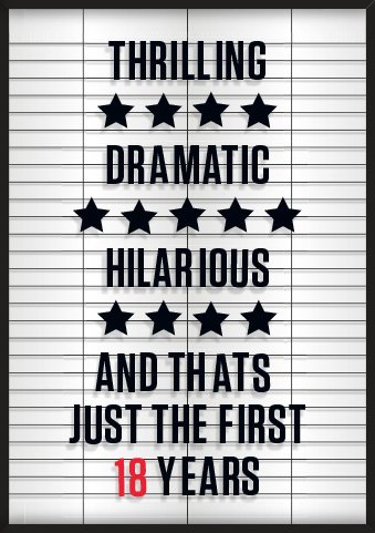 Blockbuster | 18 Eighteen – Birthday Greeting Card