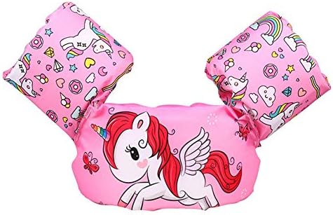 Ksnrang Children's Swim Arm Float Bands Vest Float for Swimming Pool Jacket for Baby/Toddler Swim training Aids for Kids Learn to Swim