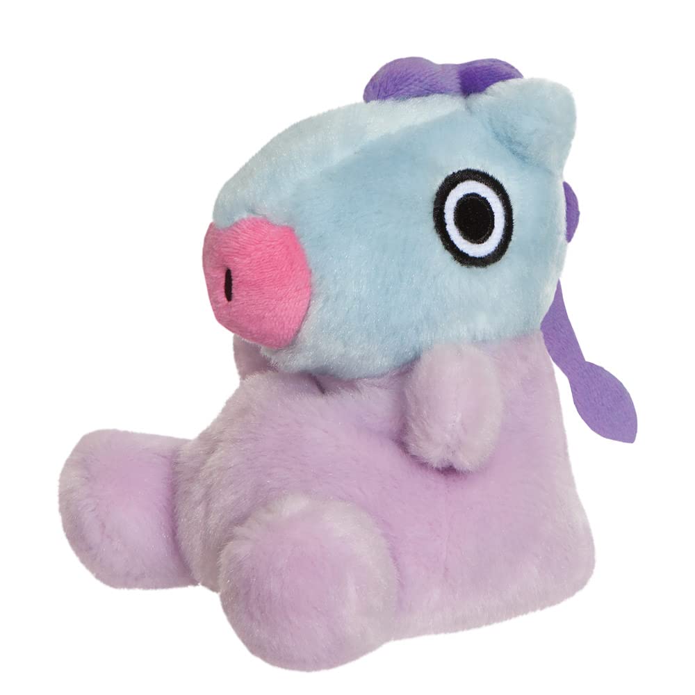 Aurora, 61508, BT21 MANG Palm Pal, 5In, Eco-friendly soft toy, Purple & Blue, Small
