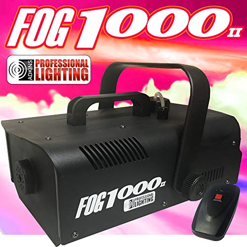 Fog Machine - 1000 Watt W/Remote - Impressive 8,000 Cubic ft. per minute - Adkins Professional Lighting FOG1000II - Thumbnail 2