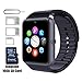 eMARS smart1899 Smart Watch GT08 Bluetooth with 16 GB SD Card and Sim Card Slot for Android Samsung S5 S6 Note 4 5 HTC, Sony, LG and iPhone 5/5S/6/6 Plus Smartphones - Black