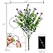 Artificial Flowers Outdoor UV Resistant Plants Shrubs Boxwood Plastic Leaves Fake Bushes Greenery for Window Box Home Patio Yard Indoor Garden Light Office Wedding Decor Wholesale-4 PACK