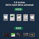 Multibao 2.5" USB 3.0 SATA HDD/SSD Enclosure Caddy Box Black view 3