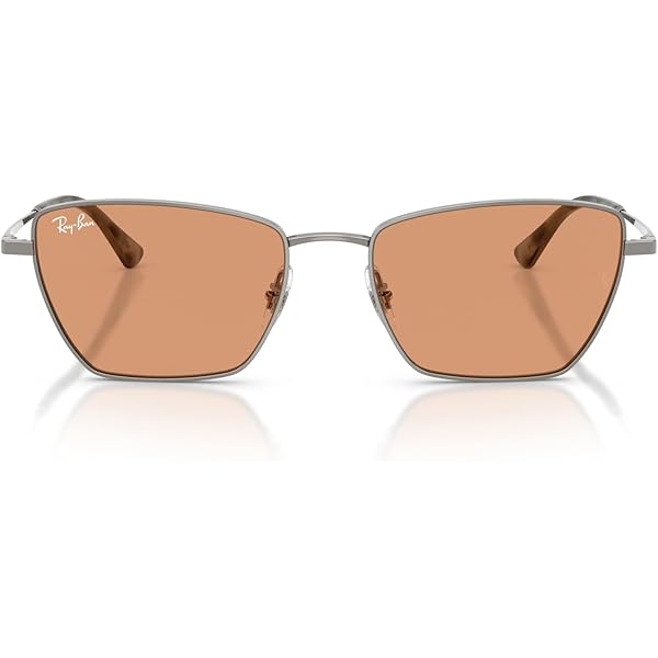Amazon.com: Ray-Ban RB3728 Yevi Sunglasses, Gunmetal/Pink, 55 mm