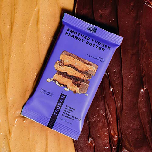 TRUWOMEN TRUBAR Plant Fueled Protein Bars, Smother Fudger Peanut Butter