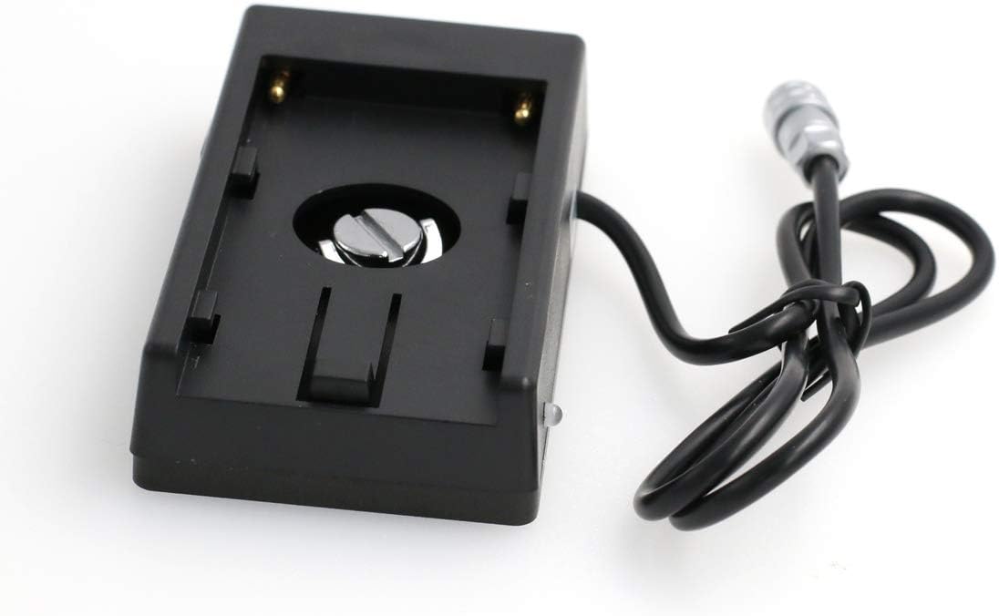 Eonvic F970 Battery Power Mount Plate for Sony NP-F970 F750 F550 Battery to 12V Weipu 2 Pin Female for Blackmagic Cinema Camera BMPCC 4K - Image 3