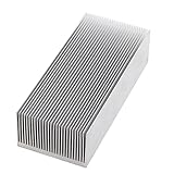 Uxcell a14111400ux0256 uxcell Aluminum Heat Radiator Heatsink Cooling Fan 150x69x37mm Silver Tone